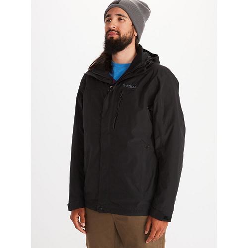 Marmot Bleeker Component Jackets - Mens 3 in 1 Jacket Black CA3809514 Canada